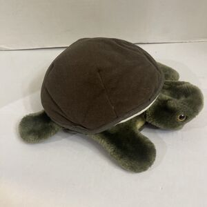 Folkmanis Turtle Plush Hand Puppet Green Tortoise Full Body Stuffed Toy 12”